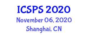 International Conference on Signal Processing Systems (ICSPS) November 06, 2020 - Shanghai, China