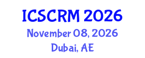 International Conference on Silicon Carbide and Related Materials (ICSCRM) November 08, 2026 - Dubai, United Arab Emirates