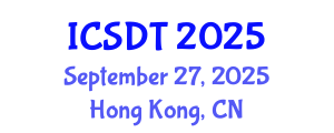 International Conference on Sleep Disorders and Therapy (ICSDT) September 27, 2025 - Hong Kong, China