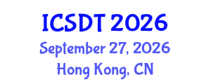 International Conference on Sleep Disorders and Therapy (ICSDT) September 27, 2026 - Hong Kong, China International Conference on Sleep Disorders and Therapy (ICSDT) September 27, 2026 - Hong Kong, China