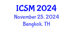 International Conference on Sleep Medicine (ICSM) November 25, 2024 - Bangkok, Thailand