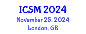 International Conference on Sleep Medicine (ICSM) November 25, 2024 - London, United Kingdom