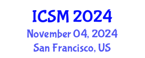 International Conference on Sleep Medicine (ICSM) November 04, 2024 - San Francisco, United States