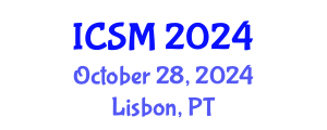 International Conference on Sleep Medicine (ICSM) October 28, 2024 - Lisbon, Portugal