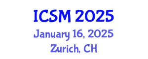 International Conference on Sleep Medicine (ICSM) January 16, 2025 - Zurich, Switzerland