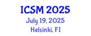 International Conference on Sleep Medicine (ICSM) July 19, 2025 - Helsinki, Finland