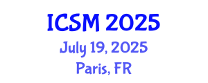 International Conference on Sleep Medicine (ICSM) July 19, 2025 - Paris, France