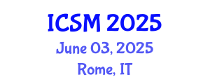 International Conference on Sleep Medicine (ICSM) June 03, 2025 - Rome, Italy