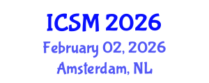 International Conference on Sleep Medicine (ICSM) February 02, 2026 - Amsterdam, Netherlands International Conference on Sleep Medicine (ICSM) February 02, 2026 - Amsterdam, Netherlands