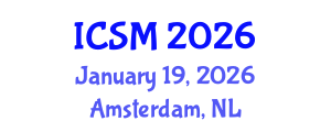 International Conference on Sleep Medicine (ICSM) January 19, 2026 - Amsterdam, Netherlands International Conference on Sleep Medicine (ICSM) January 19, 2026 - Amsterdam, Netherlands
