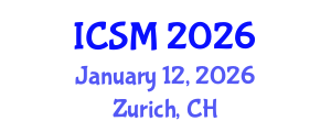 International Conference on Sleep Medicine (ICSM) January 12, 2026 - Zurich, Switzerland International Conference on Sleep Medicine (ICSM) January 12, 2026 - Zurich, Switzerland