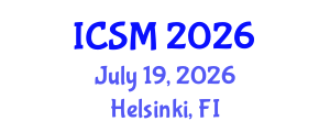 International Conference on Sleep Medicine (ICSM) July 19, 2026 - Helsinki, Finland