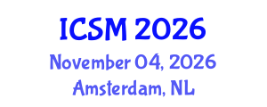 International Conference on Sleep Medicine (ICSM) November 04, 2026 - Amsterdam, Netherlands
