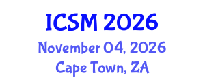 International Conference on Sleep Medicine (ICSM) November 04, 2026 - Cape Town, South Africa International Conference on Sleep Medicine (ICSM) November 04, 2026 - Cape Town, South Africa