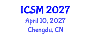 International Conference on Sleep Medicine (ICSM) April 10, 2027 - Chengdu, China