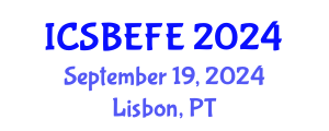 International Conference on Small Business Economics, Finance and Entrepreneurship (ICSBEFE) September 19, 2024 - Lisbon, Portugal