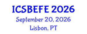 International Conference on Small Business Economics, Finance and Entrepreneurship (ICSBEFE) September 20, 2026 - Lisbon, Portugal