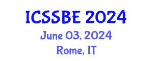 International Conference on Smart and Sustainable Built Environment (ICSSBE) June 03, 2024 - Rome, Italy