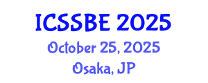 International Conference on Smart and Sustainable Built Environment (ICSSBE) October 25, 2025 - Osaka, Japan