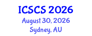 International Conference on Smart Cities and Sustainability (ICSCS) August 30, 2026 - Sydney, Australia