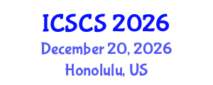International Conference on Smart Cities and Sustainability (ICSCS) December 20, 2026 - Honolulu, United States International Conference on Smart Cities and Sustainability (ICSCS) December 20, 2026 - Honolulu, United States