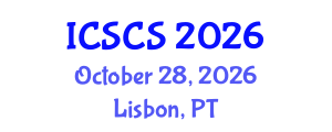 International Conference on Smart Cities and Sustainability (ICSCS) October 28, 2026 - Lisbon, Portugal