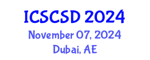 International Conference on Smart Cities and Sustainable Design (ICSCSD) November 07, 2024 - Dubai, United Arab Emirates