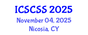 International Conference on Smart Cities and Sustainable Systems (ICSCSS) November 04, 2025 - Nicosia, Cyprus