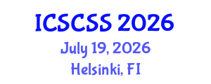 International Conference on Smart Cities and Sustainable Systems (ICSCSS) July 19, 2026 - Helsinki, Finland