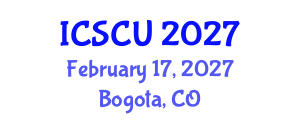International Conference on Smart Cities and Urban (ICSCU) February 17, 2027 - Bogota, Colombia International Conference on Smart Cities and Urban (ICSCU) February 17, 2027 - Bogota, Colombia