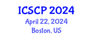 International Conference on Smart City and Performance (ICSCP) April 22, 2024 - Boston, United States