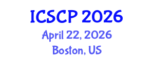 International Conference on Smart City and Performance (ICSCP) April 22, 2026 - Boston, United States