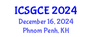 International Conference on Smart Grid and Clean Energy (ICSGCE) December 16, 2024 - Phnom Penh, Cambodia