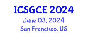 International Conference on Smart Grid and Clean Energy (ICSGCE) June 03, 2024 - San Francisco, United States