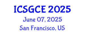 International Conference on Smart Grid and Clean Energy (ICSGCE) June 07, 2025 - San Francisco, United States