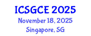 International Conference on Smart Grid and Clean Energy (ICSGCE) November 18, 2025 - Singapore, Singapore