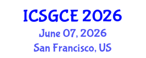 International Conference on Smart Grid and Clean Energy (ICSGCE) June 07, 2026 - San Francisco, United States