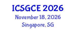 International Conference on Smart Grid and Clean Energy (ICSGCE) November 18, 2026 - Singapore, Singapore