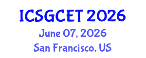 International Conference on Smart Grid and Clean Energy Technologies (ICSGCET) June 07, 2026 - San Francisco, United States