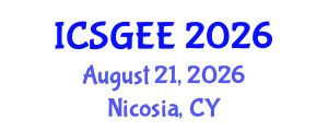 International Conference on Smart Grids and Electrical Engineering (ICSGEE) August 21, 2026 - Nicosia, Cyprus International Conference on Smart Grids and Electrical Engineering (ICSGEE) August 21, 2026 - Nicosia, Cyprus