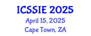 International Conference on Smart Sensors and Information Engineering (ICSSIE) April 15, 2025 - Cape Town, South Africa