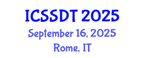 International Conference on Smart Systems, Devices and Technologies (ICSSDT) September 16, 2025 - Rome, Italy
