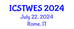 International Conference on Smart Textiles: Wearable Electronic Systems (ICSTWES) July 22, 2024 - Rome, Italy