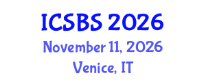 International Conference on Social and Behavioral Sciences (ICSBS) November 11, 2026 - Venice, Italy