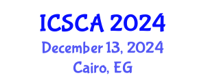 International Conference on Social and Cultural Anthropology (ICSCA) December 13, 2024 - Cairo, Egypt