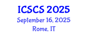 International Conference on Social and Cultural Studies (ICSCS) September 16, 2025 - Rome, Italy