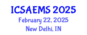 International Conference on Social Anthropology, Ethnic and Migration Studies (ICSAEMS) February 22, 2025 - New Delhi, India