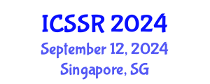 International Conference on Social Computing and Applications (ICSSR) September 12, 2024 - Singapore, Singapore