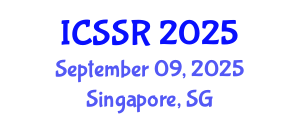 International Conference on Social Computing and Applications (ICSSR) September 09, 2025 - Singapore, Singapore