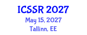 International Conference on Social Computing and Applications (ICSSR) May 15, 2027 - Tallinn, Estonia International Conference on Social Computing and Applications (ICSSR) May 15, 2027 - Tallinn, Estonia